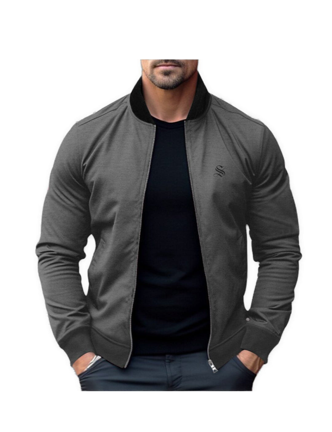 AlphMal- Long Sleeve Sweatshirt for Men - Sarman Fashion - Wholesale Clothing Fashion Brand for Men from Canada
