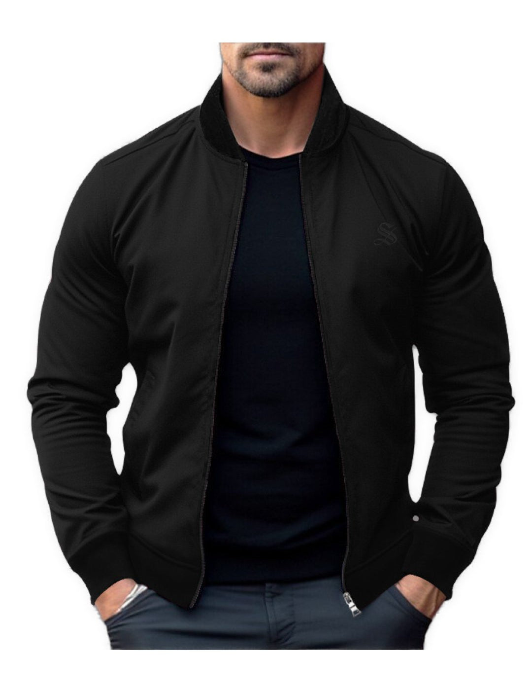 AlphMal- Long Sleeve Sweatshirt for Men - Sarman Fashion - Wholesale Clothing Fashion Brand for Men from Canada