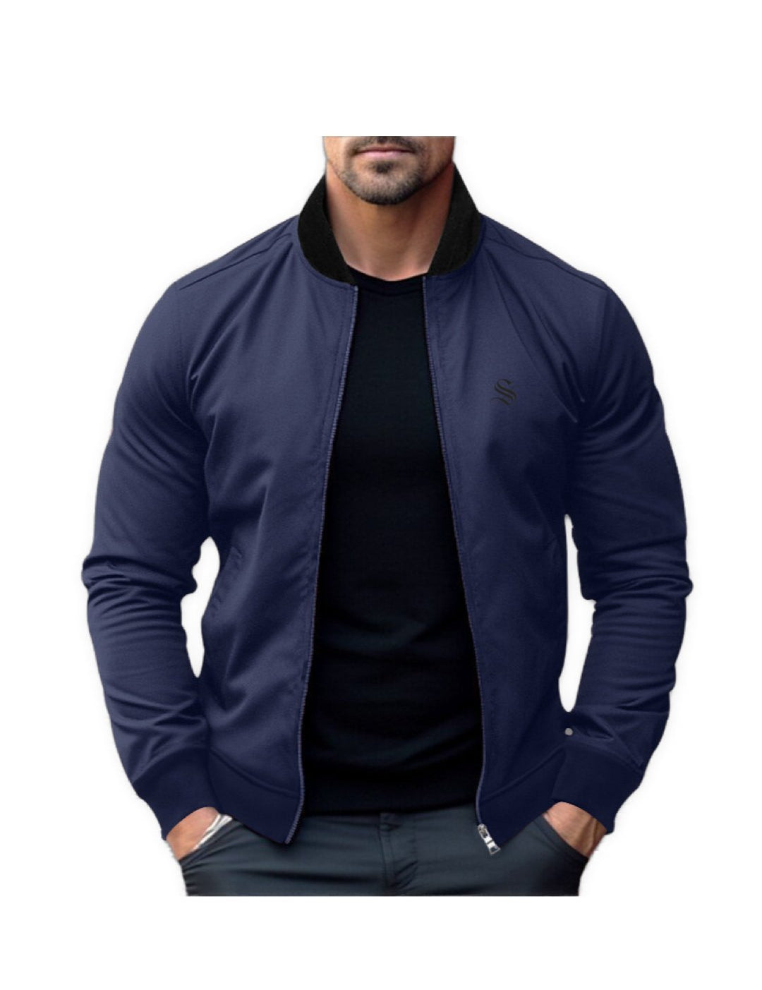 AlphMal- Long Sleeve Sweatshirt for Men - Sarman Fashion - Wholesale Clothing Fashion Brand for Men from Canada