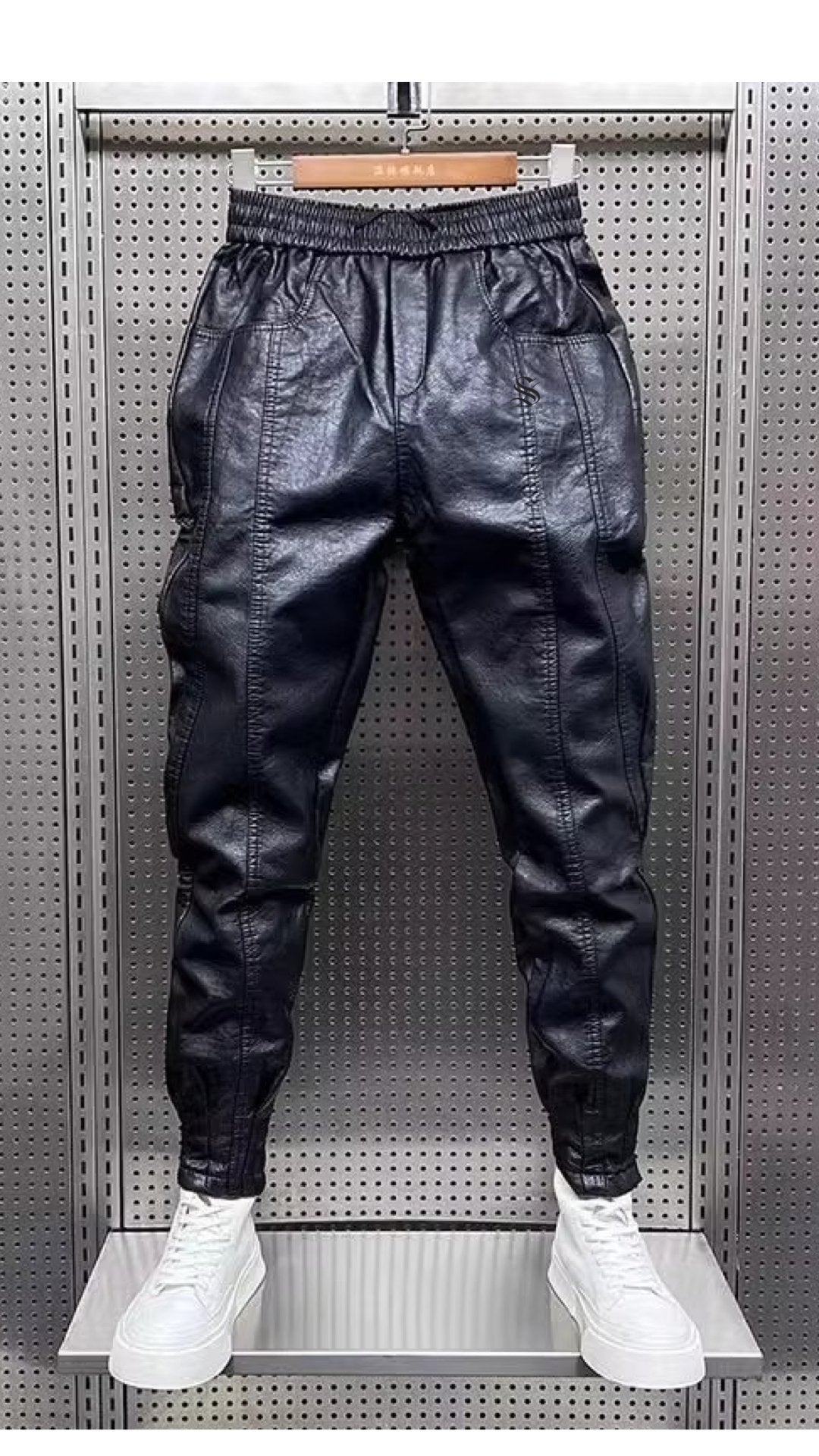 Ambulato - Pu Leather Pants for Men - Sarman Fashion - Wholesale Clothing Fashion Brand for Men from Canada