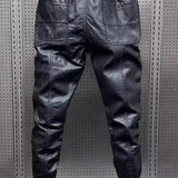 Ambulato - Pu Leather Pants for Men - Sarman Fashion - Wholesale Clothing Fashion Brand for Men from Canada