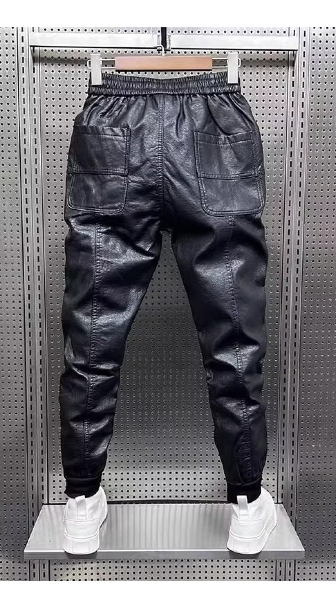 Ambulato - Pu Leather Pants for Men - Sarman Fashion - Wholesale Clothing Fashion Brand for Men from Canada