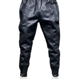 Ambulato - Pu Leather Pants for Men - Sarman Fashion - Wholesale Clothing Fashion Brand for Men from Canada