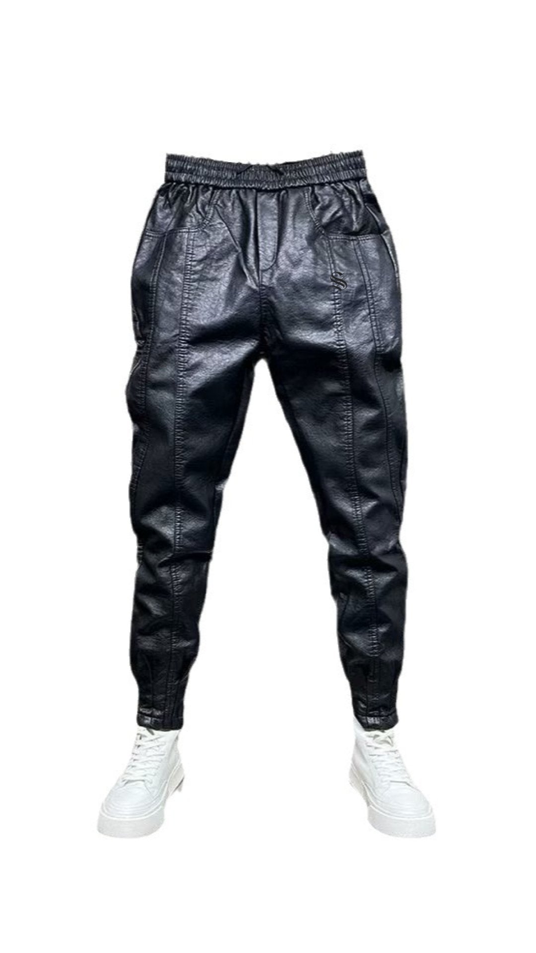 Ambulato - Pu Leather Pants for Men - Sarman Fashion - Wholesale Clothing Fashion Brand for Men from Canada