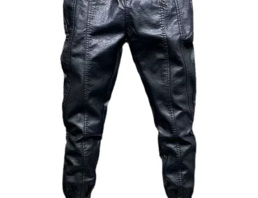 Ambulato - Pu Leather Pants for Men - Sarman Fashion - Wholesale Clothing Fashion Brand for Men from Canada