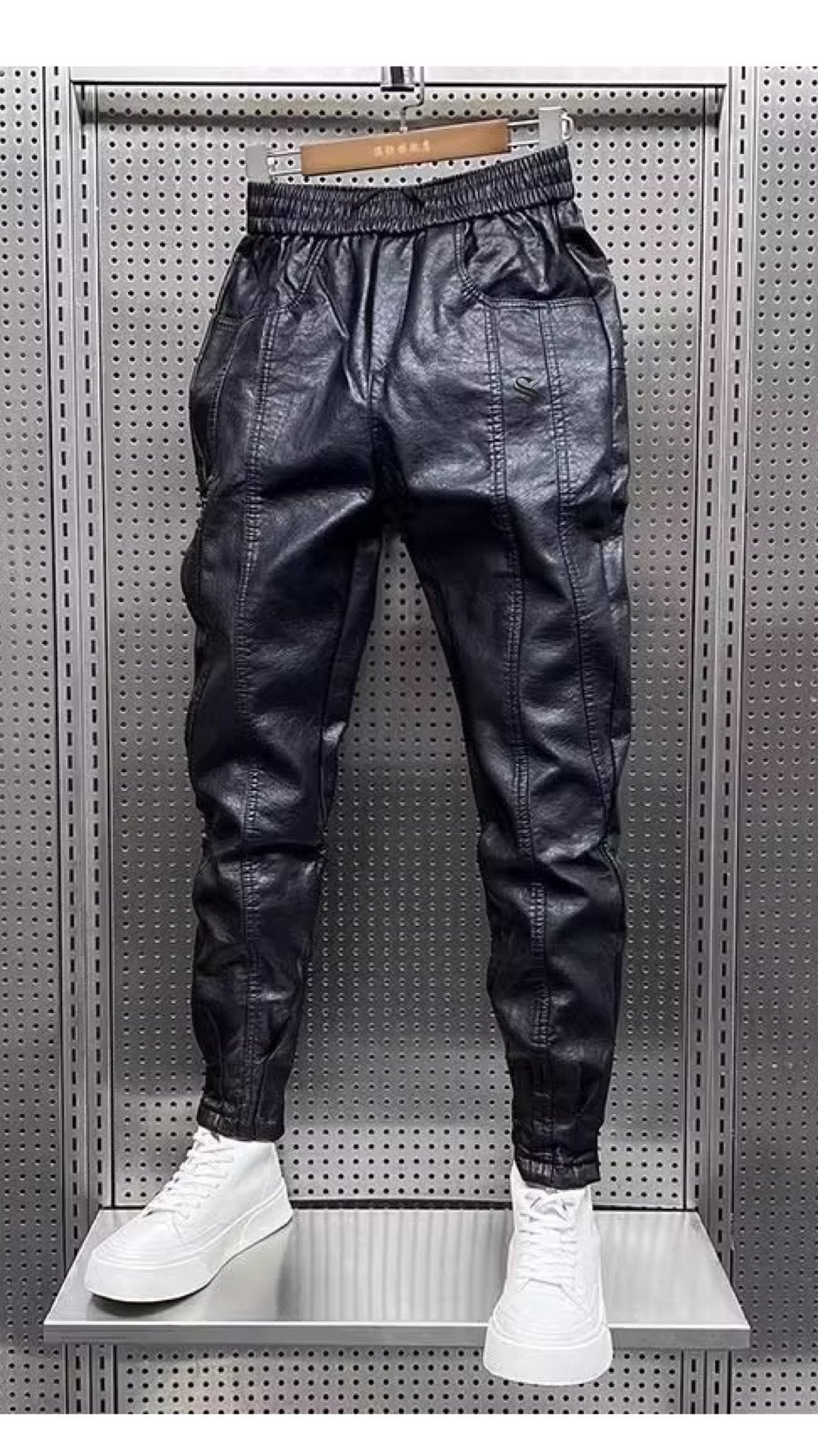 Ambulato - Pu Leather Pants for Men - Sarman Fashion - Wholesale Clothing Fashion Brand for Men from Canada