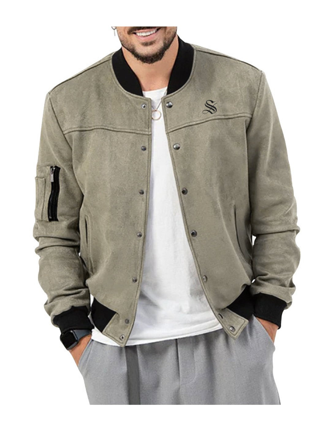 AML - Long Sleeve Sweatshirt for Men - Sarman Fashion - Wholesale Clothing Fashion Brand for Men from Canada