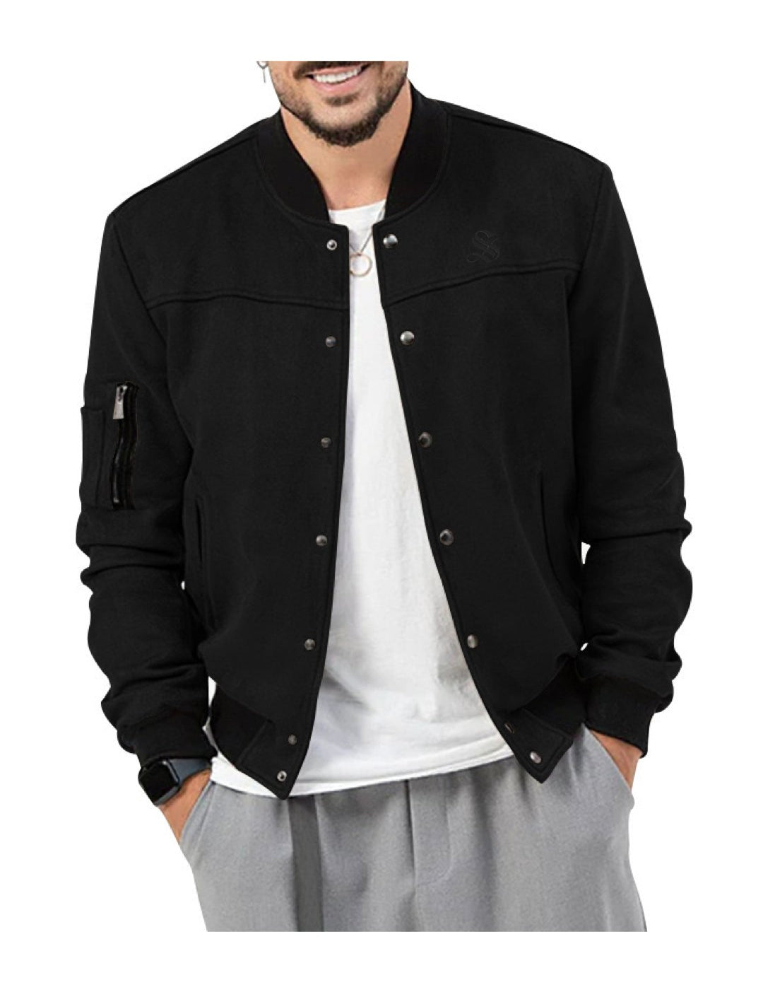 AML - Long Sleeve Sweatshirt for Men - Sarman Fashion - Wholesale Clothing Fashion Brand for Men from Canada