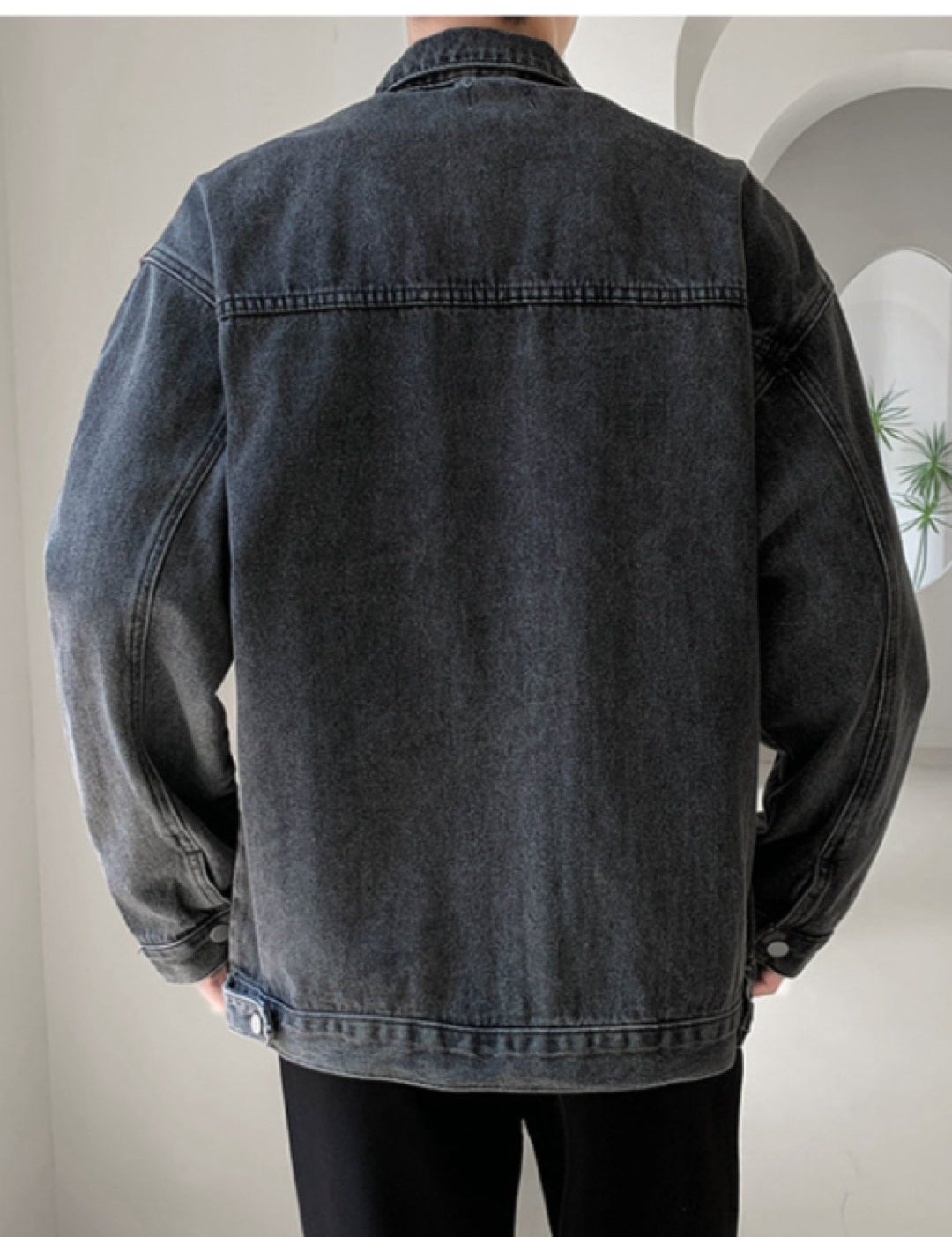 AMWQ - Long Sleeve Jeans Jacket for Men - Sarman Fashion - Wholesale Clothing Fashion Brand for Men from Canada