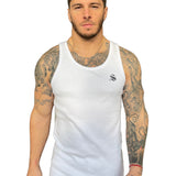Angel Face - White Tank Top for Men - Sarman Fashion - Wholesale Clothing Fashion Brand for Men from Canada