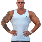 Angel Face - White Tank Top for Men - Sarman Fashion - Wholesale Clothing Fashion Brand for Men from Canada