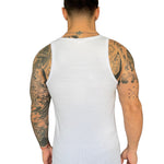 Angel Face - White Tank Top for Men - Sarman Fashion - Wholesale Clothing Fashion Brand for Men from Canada