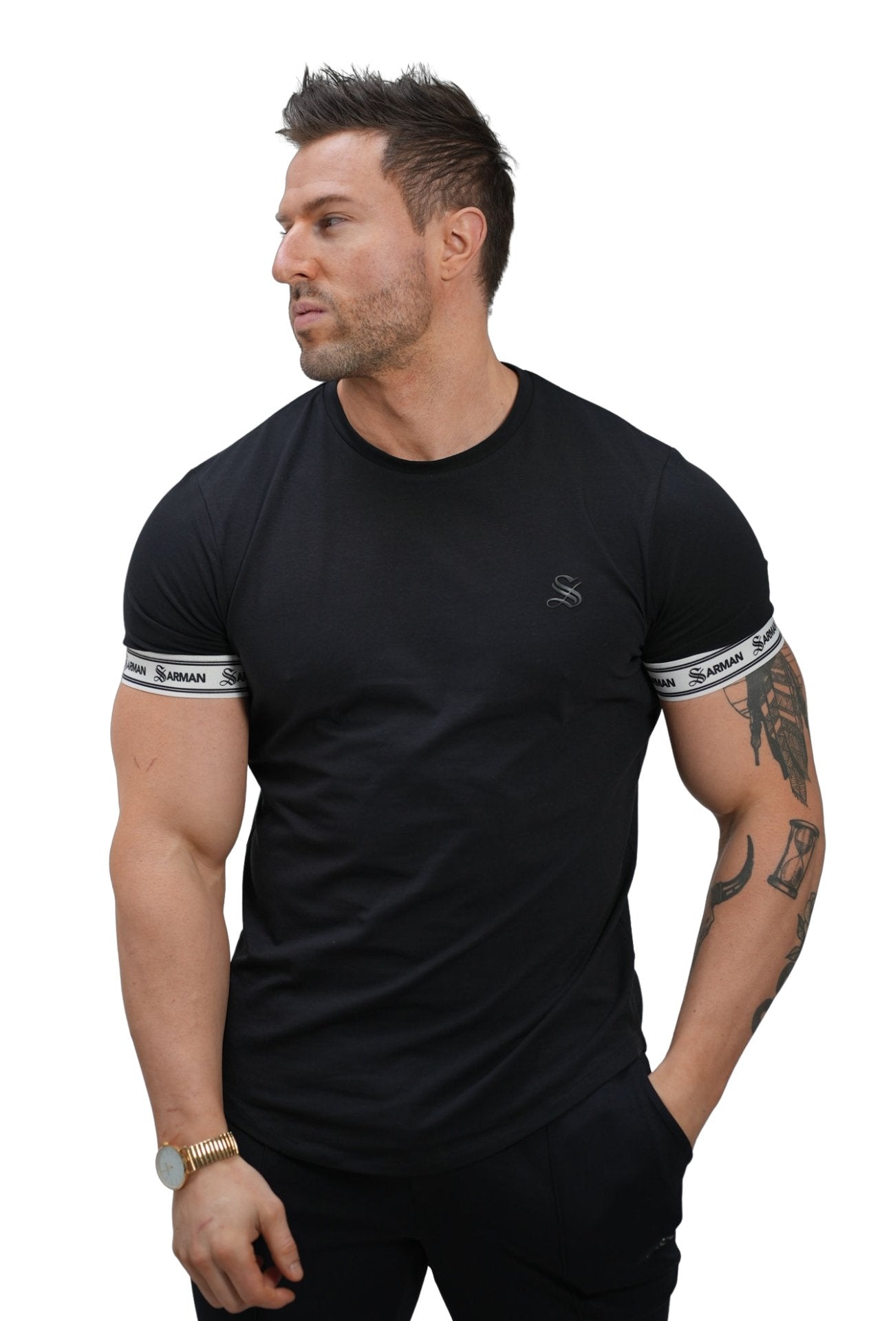 Aphrodite - Black T-Shirt for Men – Sarman Fashion - Wholesale Clothing ...