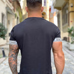 Aphrodite - Black T-Shirt for Men (PRE-ORDER DISPATCH DATE 25 DECEMBER 2021) - Sarman Fashion - Wholesale Clothing Fashion Brand for Men from Canada