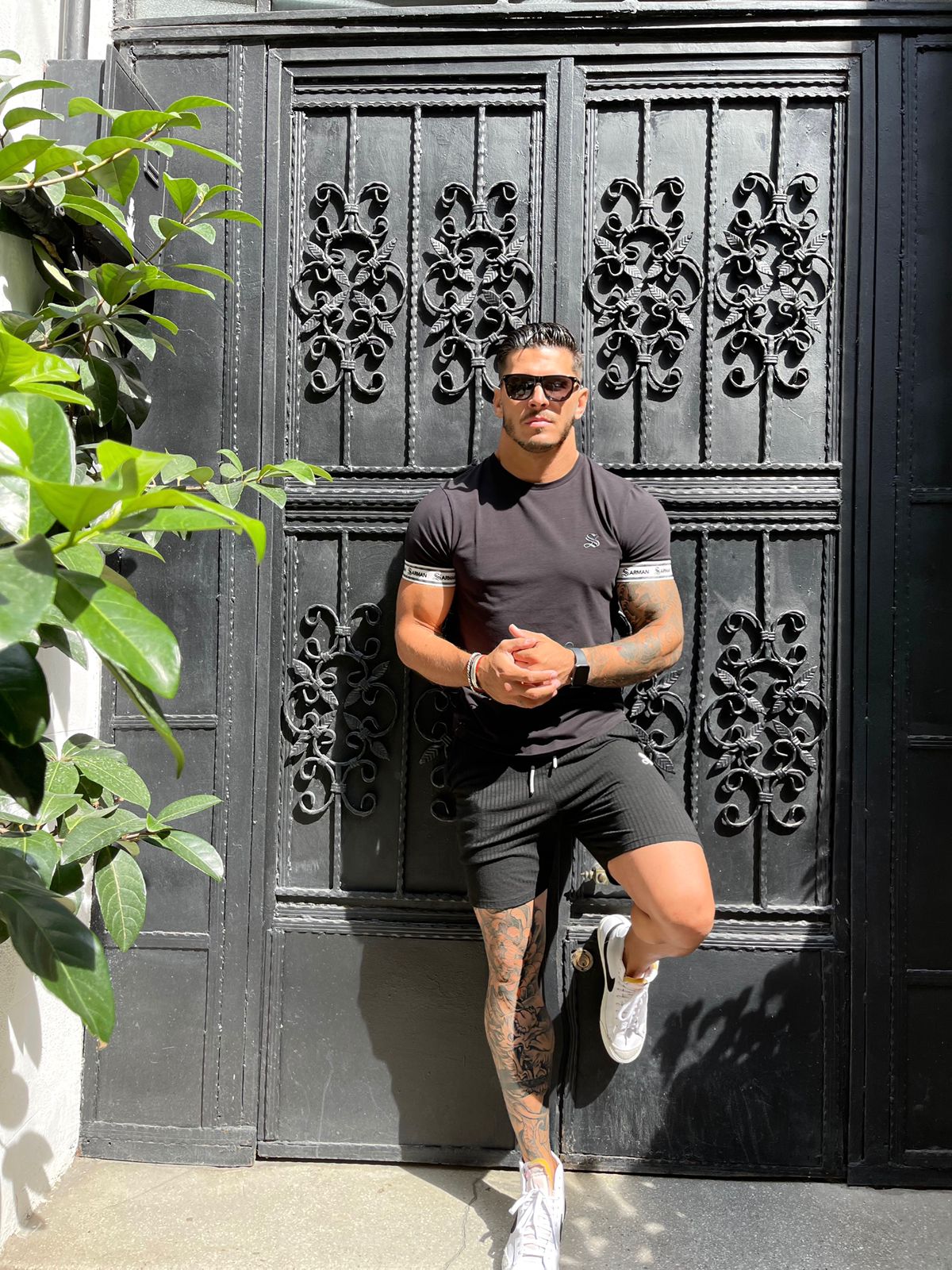 Aphrodite - Black T-Shirt for Men (PRE-ORDER DISPATCH DATE 25 DECEMBER 2021) - Sarman Fashion - Wholesale Clothing Fashion Brand for Men from Canada