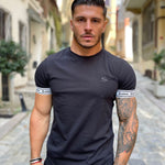 Aphrodite - Black T-Shirt for Men (PRE-ORDER DISPATCH DATE 25 DECEMBER 2021) - Sarman Fashion - Wholesale Clothing Fashion Brand for Men from Canada