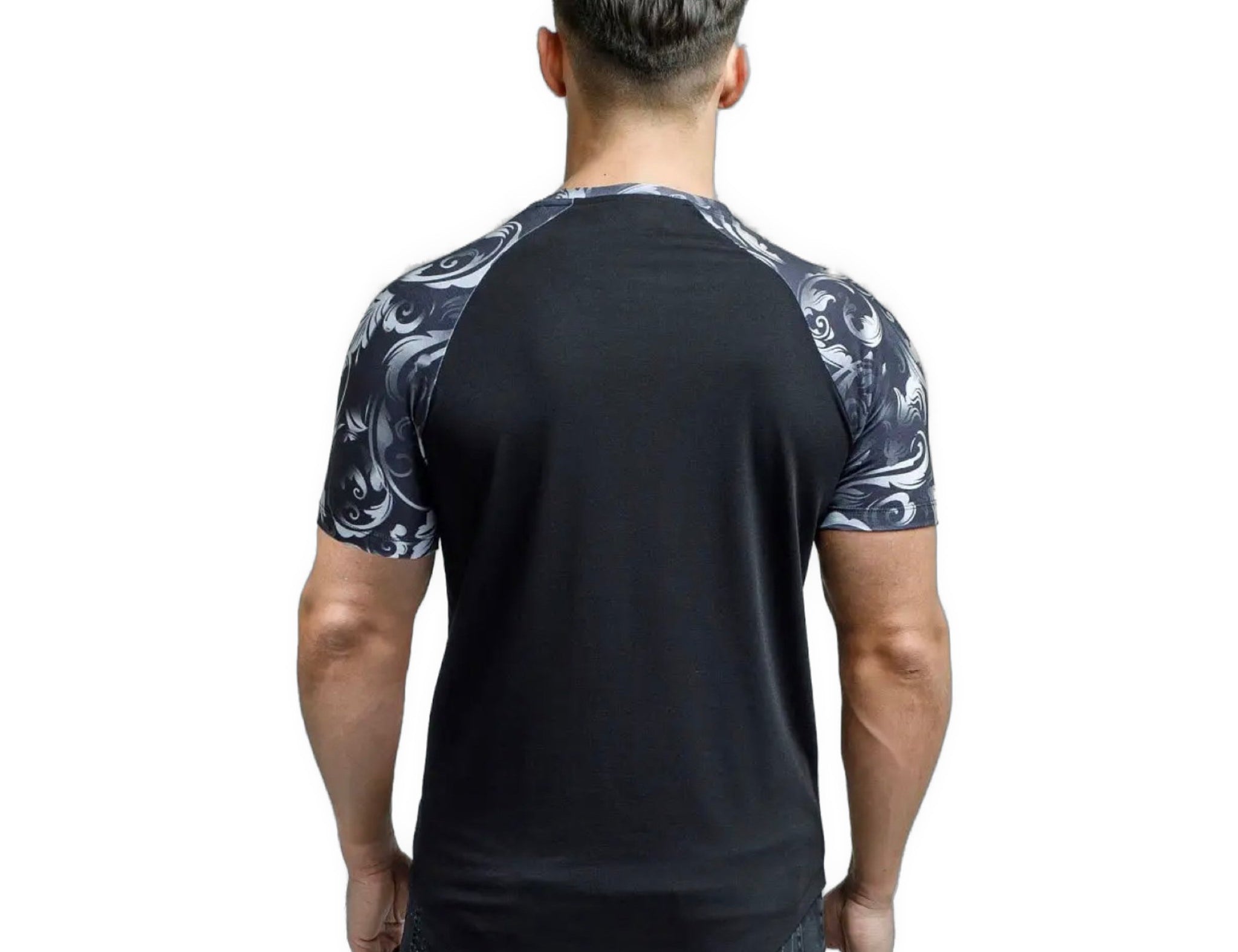 Ares - Black T-Shirt for Men (PRE-ORDER DISPATCH DATE 25 September 2024) - Sarman Fashion - Wholesale Clothing Fashion Brand for Men from Canada