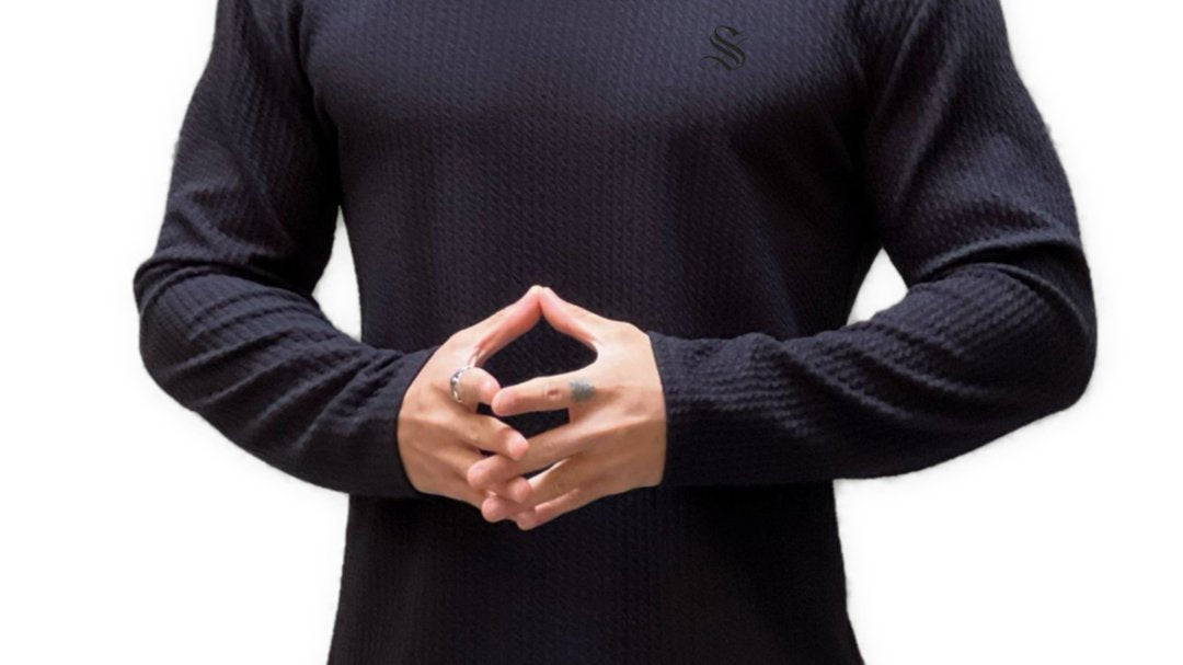 Ariba - Long Sleeve Shirt for Men - Sarman Fashion - Wholesale Clothing Fashion Brand for Men from Canada