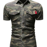 Army Boy 2 - Short Sleeves Shirt for Men - Sarman Fashion - Wholesale Clothing Fashion Brand for Men from Canada