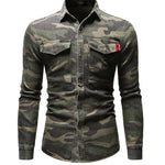 Army Boy - Long Sleeves Shirt for Men - Sarman Fashion - Wholesale Clothing Fashion Brand for Men from Canada