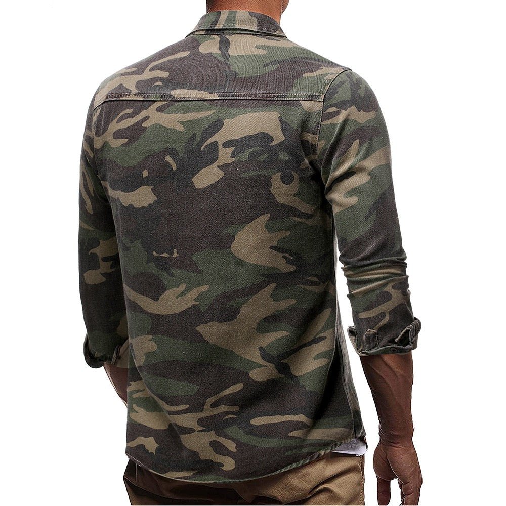 Army Boy - Long Sleeves Shirt for Men - Sarman Fashion - Wholesale Clothing Fashion Brand for Men from Canada