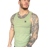 Army Mood - Khaki Tank Top for Men - Sarman Fashion - Wholesale Clothing Fashion Brand for Men from Canada