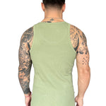 Army Mood - Khaki Tank Top for Men - Sarman Fashion - Wholesale Clothing Fashion Brand for Men from Canada