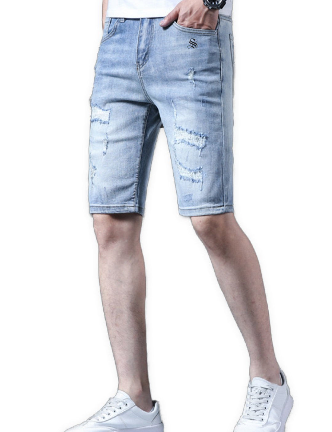 ASSZX - Jeans Shorts for Men - Sarman Fashion - Wholesale Clothing Fashion Brand for Men from Canada