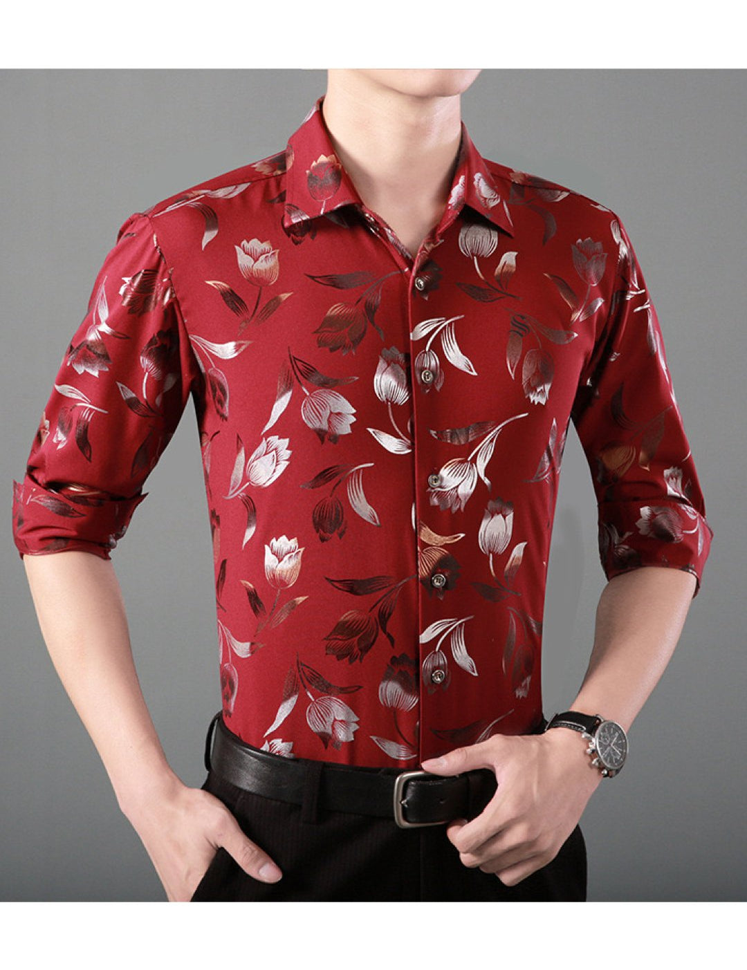 Asteri - Long Sleeves Shirt for Men - Sarman Fashion - Wholesale Clothing Fashion Brand for Men from Canada