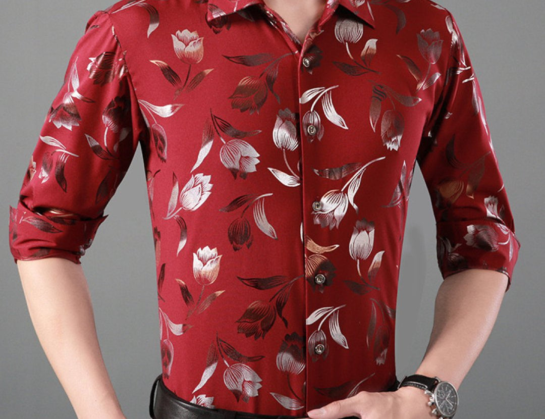 Asteri - Long Sleeves Shirt for Men - Sarman Fashion - Wholesale Clothing Fashion Brand for Men from Canada