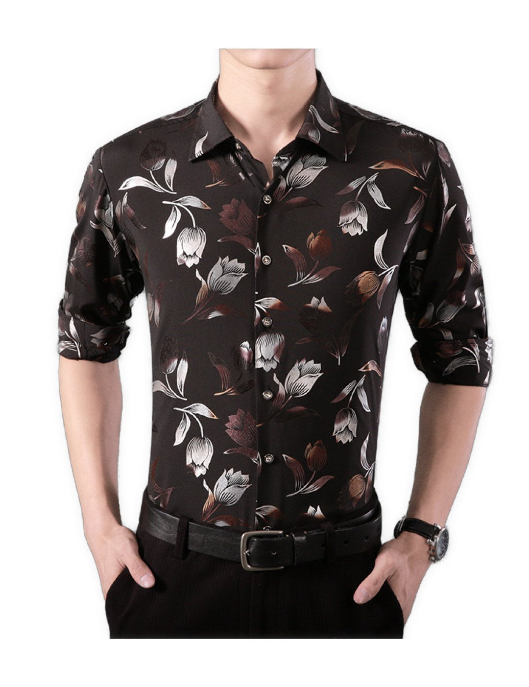 Asteri - Long Sleeves Shirt for Men - Sarman Fashion - Wholesale Clothing Fashion Brand for Men from Canada