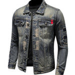 ASTL - Long Sleeve Jeans Jacket for Men - Sarman Fashion - Wholesale Clothing Fashion Brand for Men from Canada