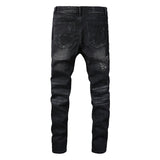 Atlo - Black Jeans for Men - Sarman Fashion - Wholesale Clothing Fashion Brand for Men from Canada