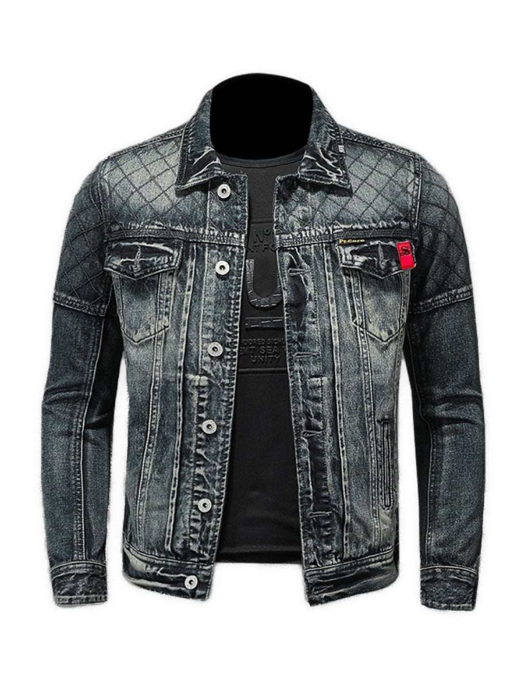 ATM - Long Sleeve Jeans Jacket for Men - Sarman Fashion - Wholesale Clothing Fashion Brand for Men from Canada