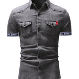 Australia - Short Sleeves Shirt for Men - Sarman Fashion - Wholesale Clothing Fashion Brand for Men from Canada
