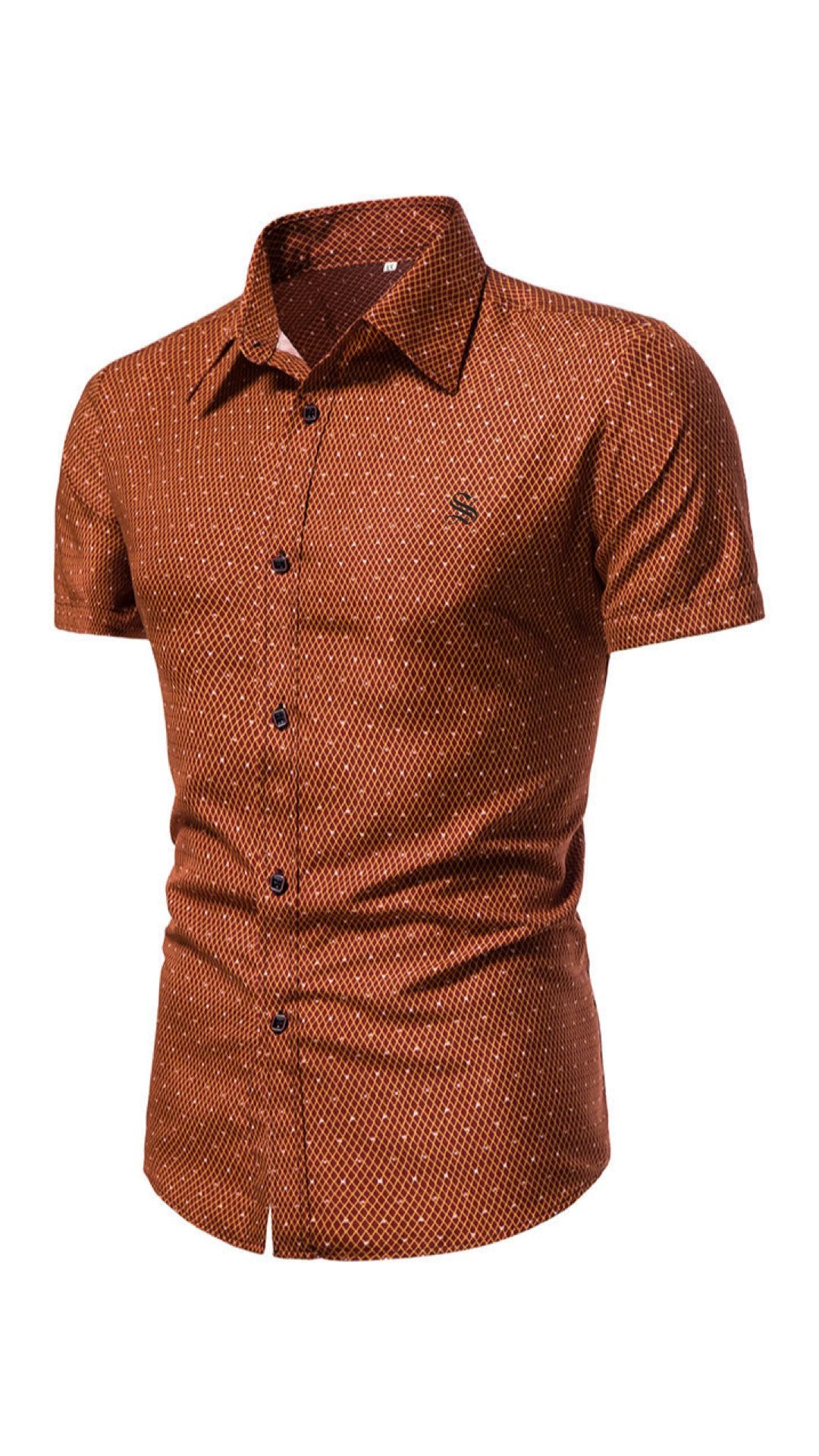 AUTU - Short Sleeves Shirt for Men - Sarman Fashion - Wholesale Clothing Fashion Brand for Men from Canada