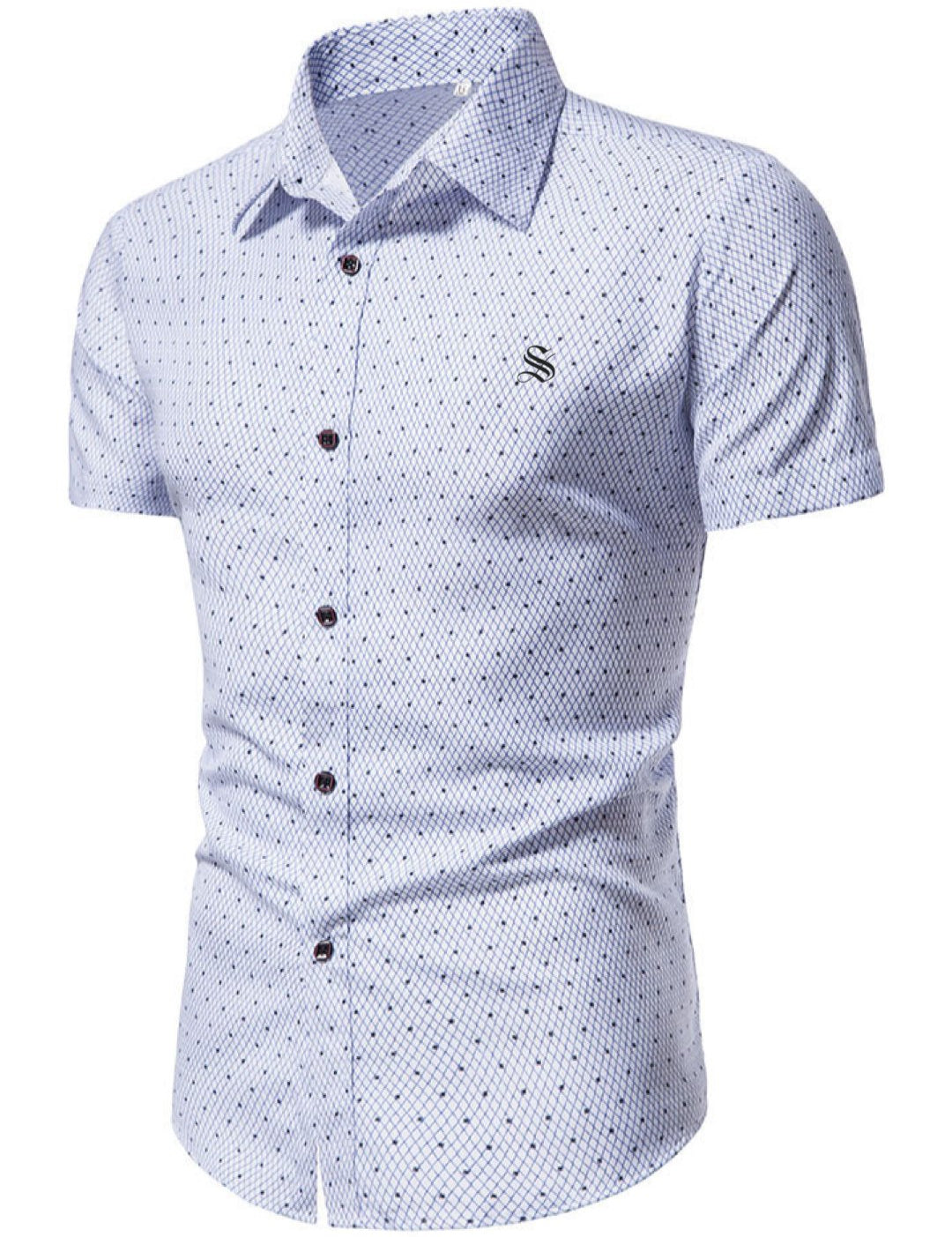 AUTU - Short Sleeves Shirt for Men - Sarman Fashion - Wholesale Clothing Fashion Brand for Men from Canada