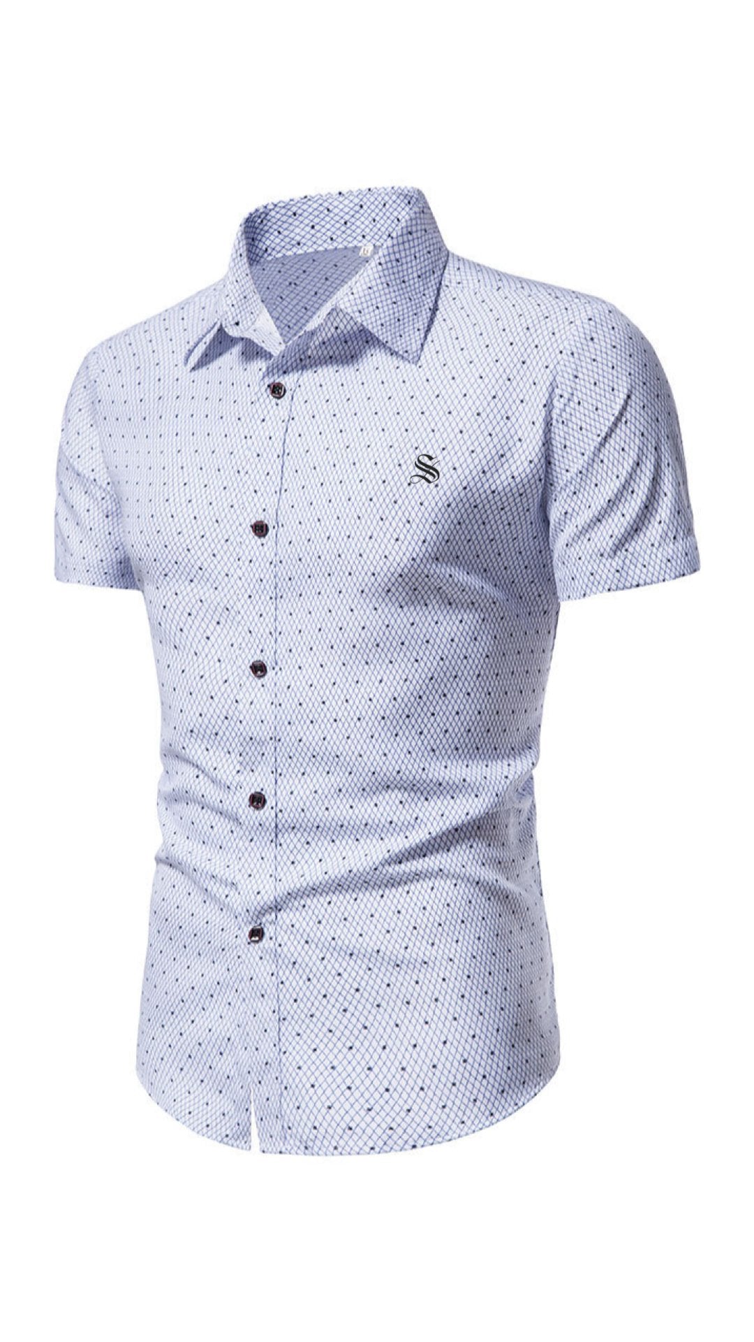 AUTU - Short Sleeves Shirt for Men - Sarman Fashion - Wholesale Clothing Fashion Brand for Men from Canada