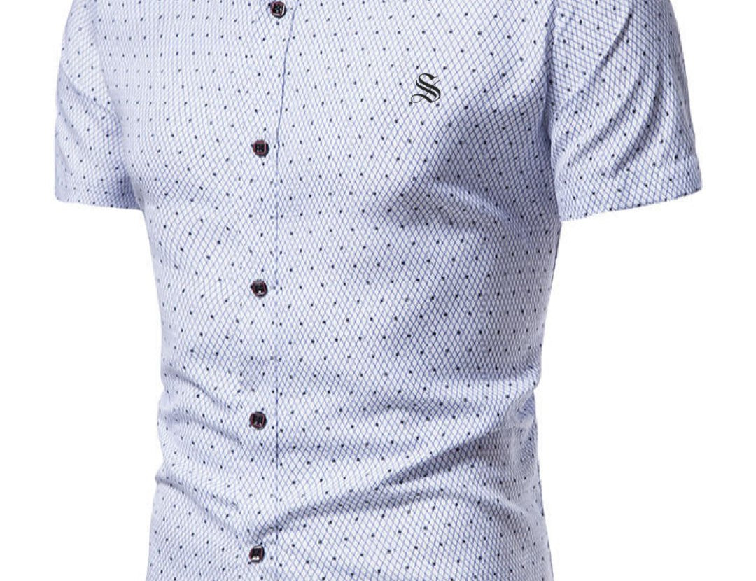 AUTU - Short Sleeves Shirt for Men - Sarman Fashion - Wholesale Clothing Fashion Brand for Men from Canada