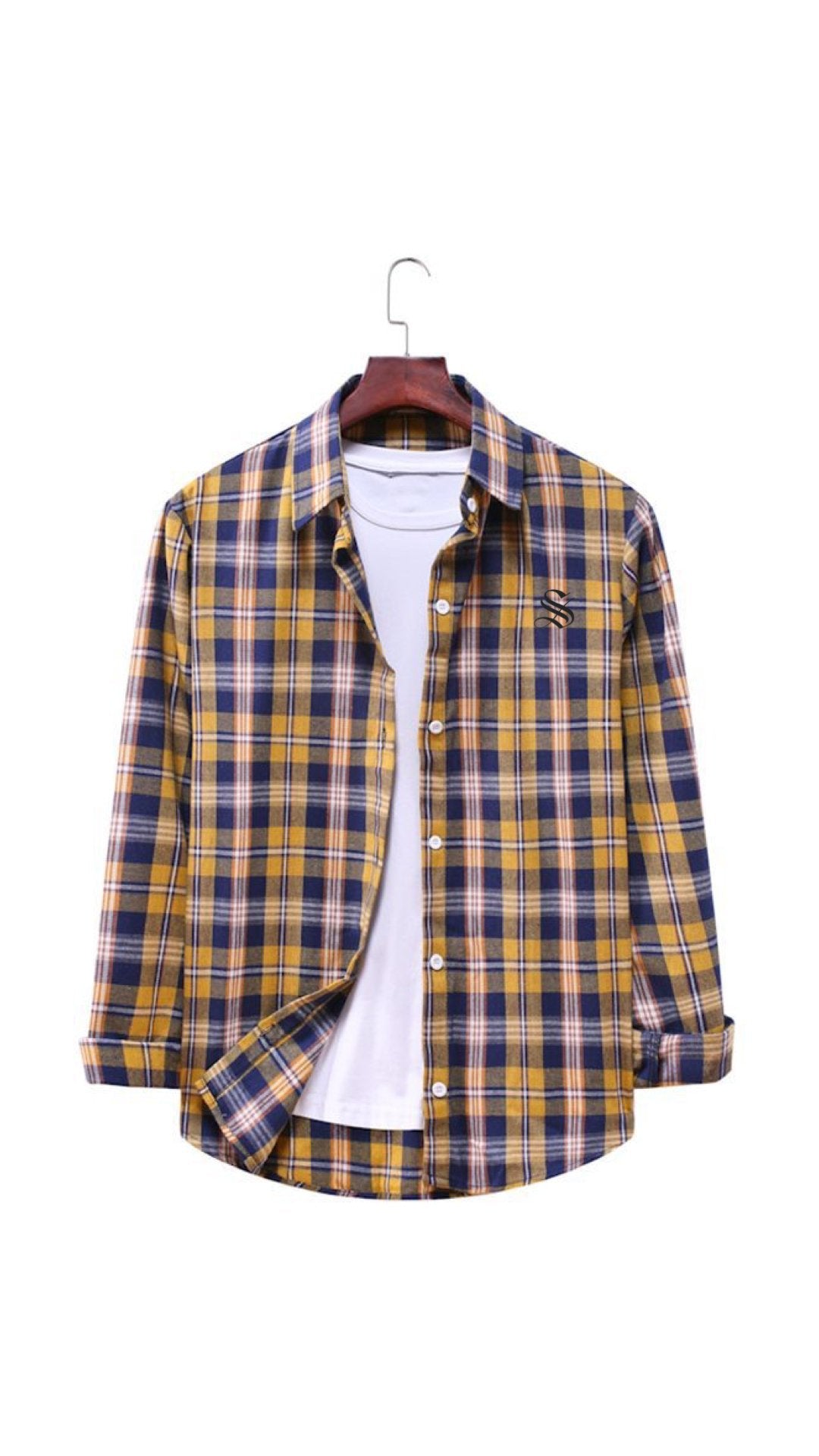 Axe #2 - Long Sleeves Shirt for Men - Sarman Fashion - Wholesale Clothing Fashion Brand for Men from Canada