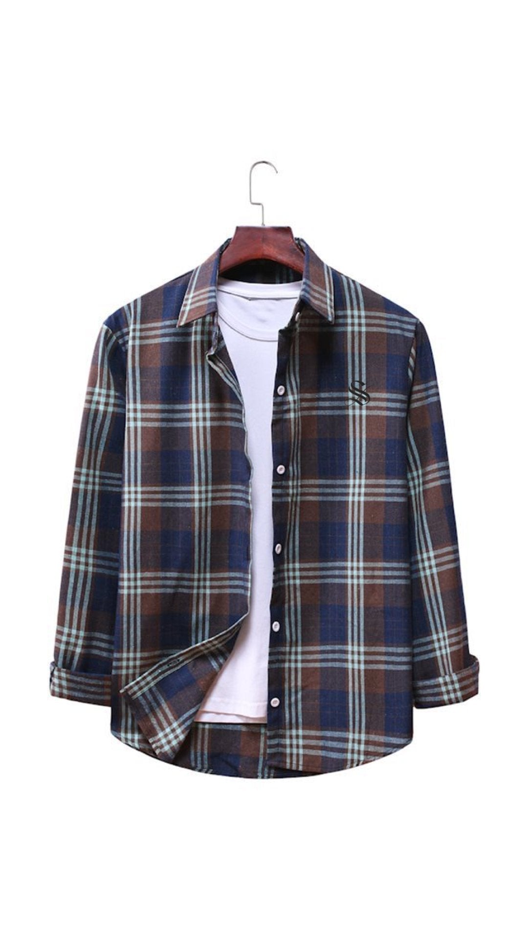 Axe #2 - Long Sleeves Shirt for Men - Sarman Fashion - Wholesale Clothing Fashion Brand for Men from Canada