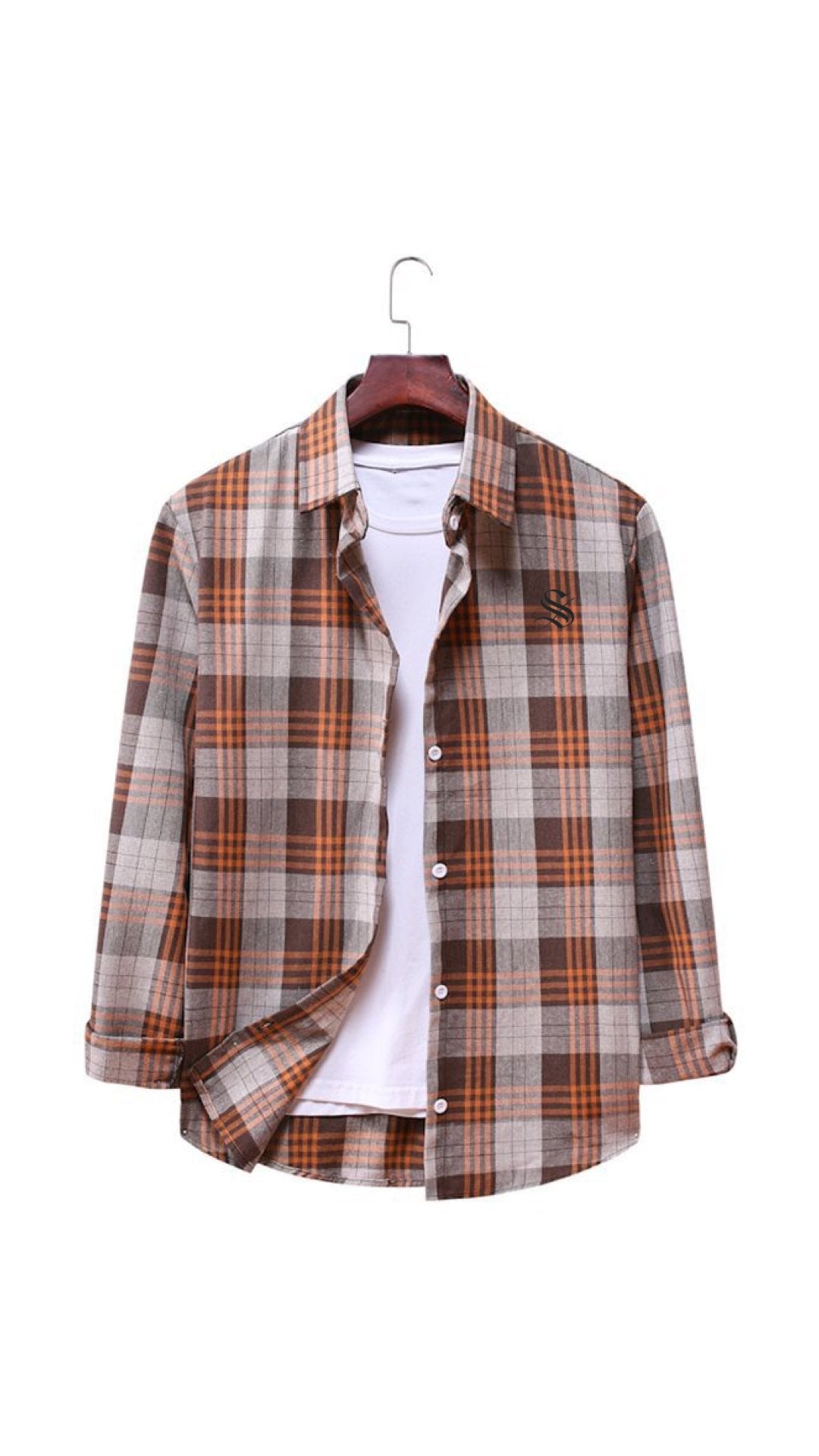 Axe #2 - Long Sleeves Shirt for Men - Sarman Fashion - Wholesale Clothing Fashion Brand for Men from Canada