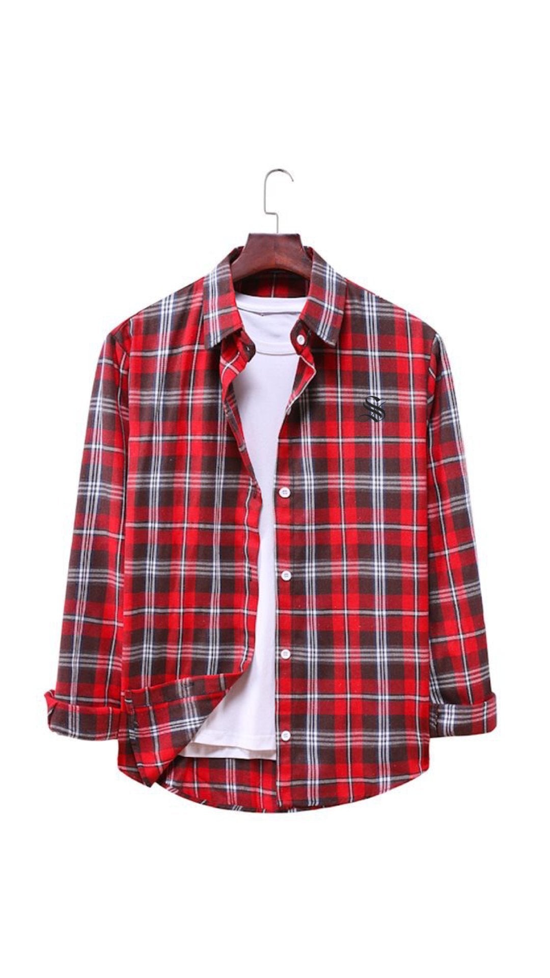 Axe #2 - Long Sleeves Shirt for Men - Sarman Fashion - Wholesale Clothing Fashion Brand for Men from Canada