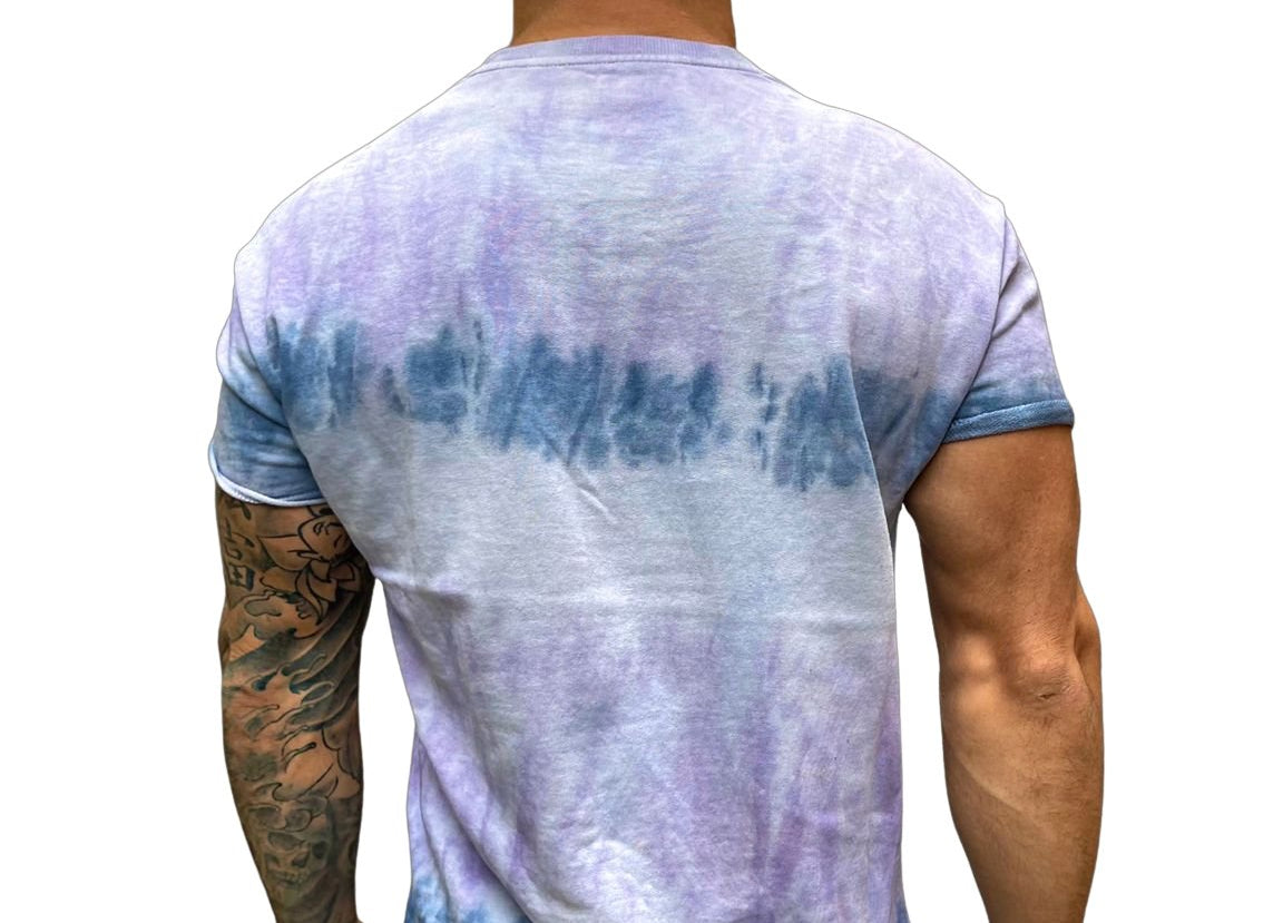 Baby Blue - T-shirt for Men (PRE-ORDER DISPATCH DATE 15 April 2023) - Sarman Fashion - Wholesale Clothing Fashion Brand for Men from Canada