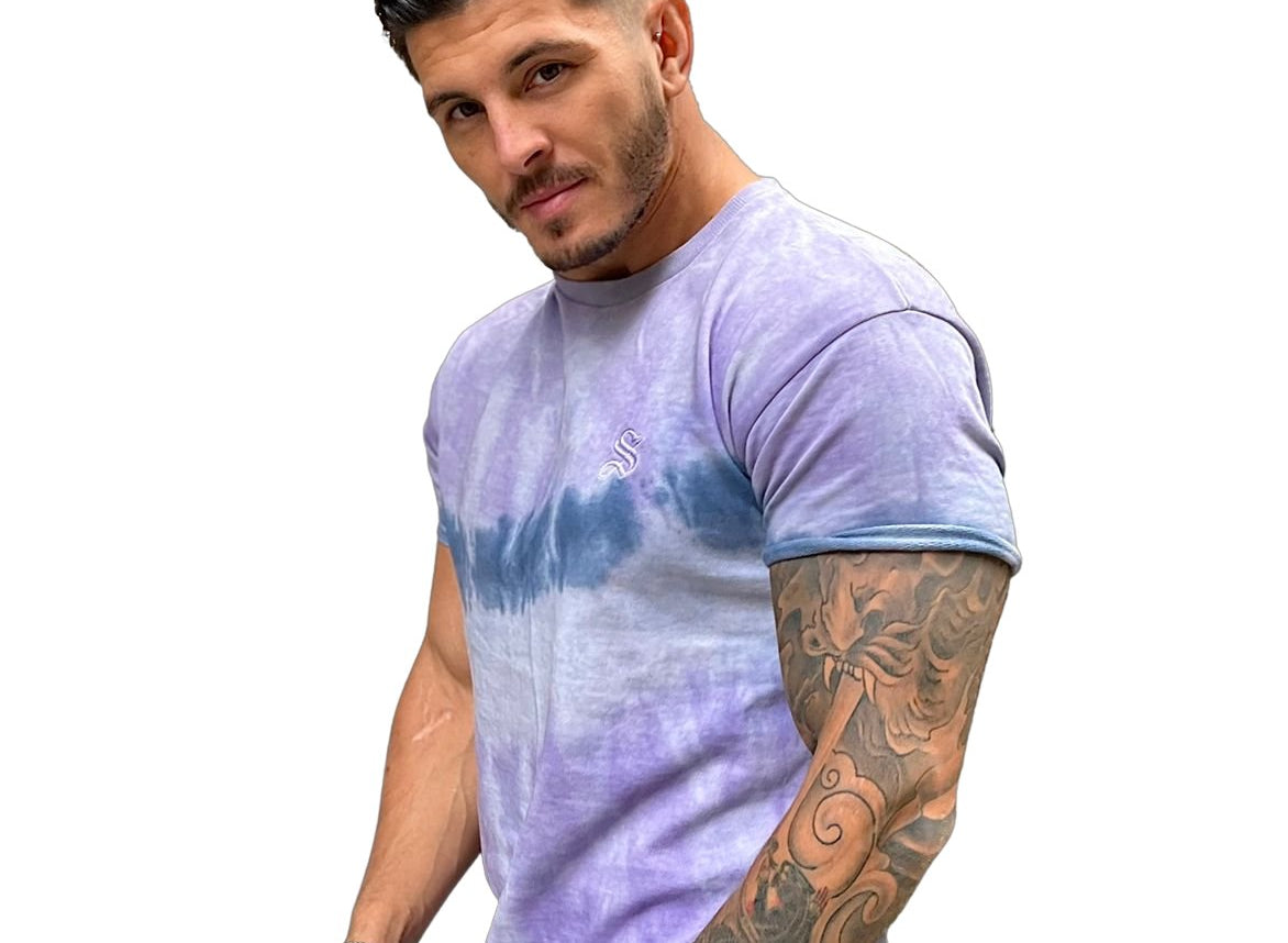 Baby Blue - T-shirt for Men (PRE-ORDER DISPATCH DATE 15 April 2023) - Sarman Fashion - Wholesale Clothing Fashion Brand for Men from Canada