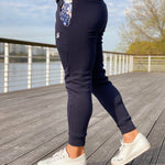 Balmator - Dark Blue Track Pant for Men - Sarman Fashion - Wholesale Clothing Fashion Brand for Men from Canada