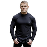 Base 1 - Black Long Sleeve Shirt for Men (PRE-ORDER DISPATCH DATE 25 September 2024) - Sarman Fashion - Wholesale Clothing Fashion Brand for Men from Canada