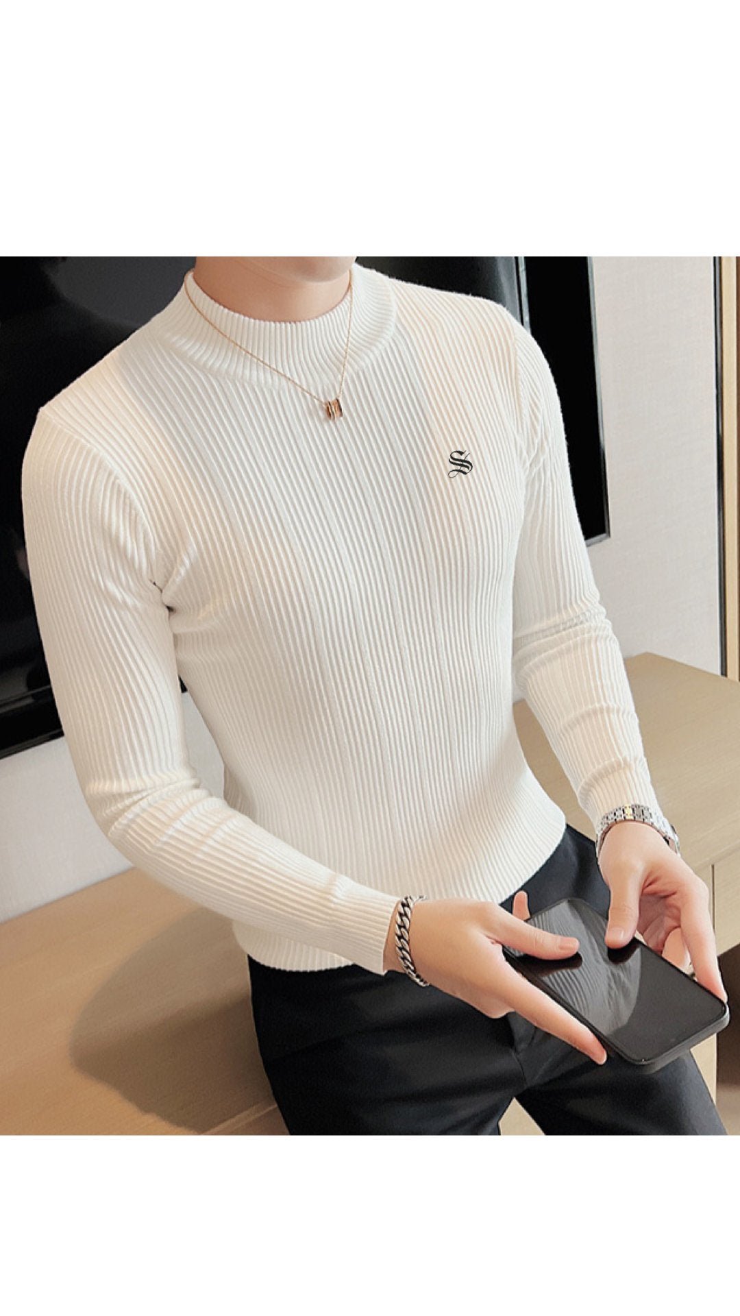 Base 10 - Long Sleeve Shirt for Men - Sarman Fashion - Wholesale Clothing Fashion Brand for Men from Canada