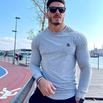 Base 4 - Grey Long Sleeve Shirt for Men (PRE-ORDER DISPATCH DATE 25 September 2024) - Sarman Fashion - Wholesale Clothing Fashion Brand for Men from Canada