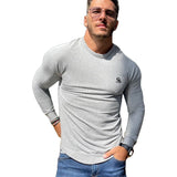 Base 4 - Grey Long Sleeve Shirt for Men (PRE-ORDER DISPATCH DATE 25 September 2024) - Sarman Fashion - Wholesale Clothing Fashion Brand for Men from Canada